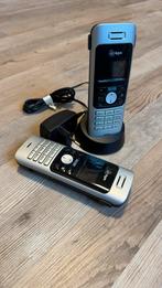 2x Dect Telefoon met Lader - Geschikt voor Alle DECT Station, Ophalen of Verzenden, Gebruikt, 2 handsets