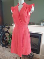 Monteau nieuwe oranje wit gestipte jurk S 36 10 euro incl, Nieuw, Oranje, Knielengte, Monteau