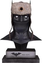 DC Gallery Bust 1/2 Red Son Batman Cowl 23 cm, Ophalen of Verzenden, Nieuw, Beeldje, Replica of Model