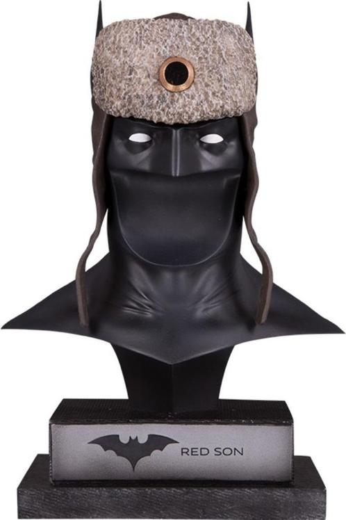 DC Gallery Bust 1/2 Red Son Batman Cowl 23 cm, Verzamelen, Film en Tv, Nieuw, Beeldje, Replica of Model, Ophalen of Verzenden