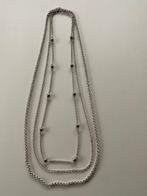Halssierraad ketting jaren 60, Overige materialen, Ophalen of Verzenden, Zo goed als nieuw, Zilver