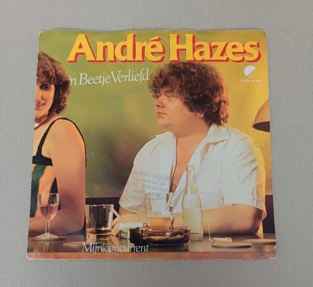 André Hazes  - 'N Beetje Verliefd, Cd's en Dvd's, Vinyl Singles, Gebruikt, 7 inch, Single, Ophalen of Verzenden