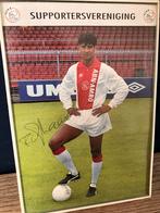 Gesigneerde Frank Rijkaard Spelerskaart Ajax '90 - Ingelijst, Verzamelen, Sportartikelen en Voetbal, Ophalen of Verzenden, Zo goed als nieuw