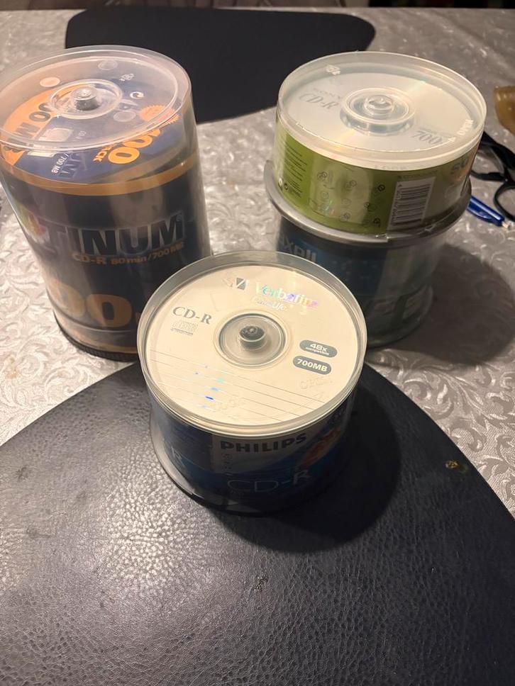 CD-R schujfjes verschillende merken, Computers en Software, Beschrijfbare discs, Nieuw, Cd, Op spindel, Ophalen