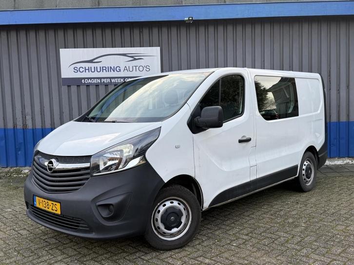 Opel Vivaro 1.6 CDTI Dubbel Cabine Ed. Airco (bj 2019), Auto's, Bestelauto's, Bedrijf, Te koop, ABS, Airconditioning, Alarm, Bluetooth