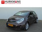 Kia Rio 1.2i SUPER PACK 5DRS NL-AUTO LEUKE OPTIES, Auto's, Kia, Zwart, 4 cilinders, Bruin, Origineel Nederlands