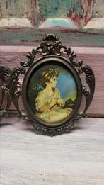 Vintage/Barok/Lijstje/Zijde/Victoriaans, Ophalen of Verzenden