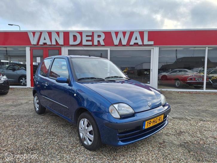 Fiat Seicento 1.1 SX / ZUINIG / LAGE KM / BLAUW / 06-2026!, Auto's, Fiat, Bedrijf, Te koop, Seicento, Alarm, Centrale vergrendeling