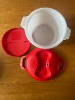 Rijstkoker/Pastakoker - Handig voor de magnetron!, Huis en Inrichting, Keuken | Tupperware, Ophalen of Verzenden, Nieuw, Wit, Bak of Kom
