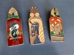 antieke koperen Art Deco cloisonné papierklemmen Cloisonné, Ophalen of Verzenden