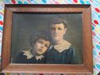 Schilderij: Jongen en Meisje, Antiek en Kunst, Kunst | Schilderijen | Klassiek, Ophalen of Verzenden