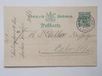 Württemberg, Postkaart Ludwigsburg - Lahr i. Baden 1891., Ophalen, Briefkaart