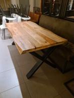 Nieuwe eettafel boomstam model 180x90cm mangohout €350, Ophalen, ., Nieuw, .