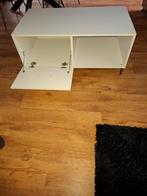 Witte TV Meubel met Opbergruimte, Huis en Inrichting, Tafels | Salontafels, Ophalen, 50 tot 100 cm, 100 tot 150 cm, Overige materialen