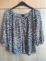 Luchtige panter / dierenprint blouse maat 34 van H&M, H&M, Bruin, Ophalen of Verzenden, Zo goed als nieuw
