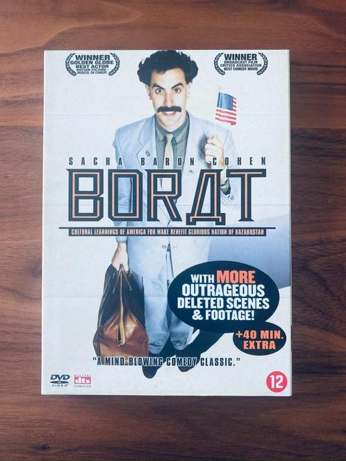 DVD: Borat (Sacha Baron Cohen), Cd's en Dvd's, Dvd's | Komedie, Zo goed als nieuw, Overige genres, Vanaf 12 jaar, Ophalen of Verzenden