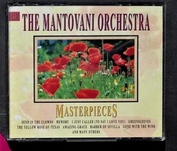 CD - The Mantovani Orchestra - Masterpieces - Klassiek 2xCD beschikbaar voor biedingen