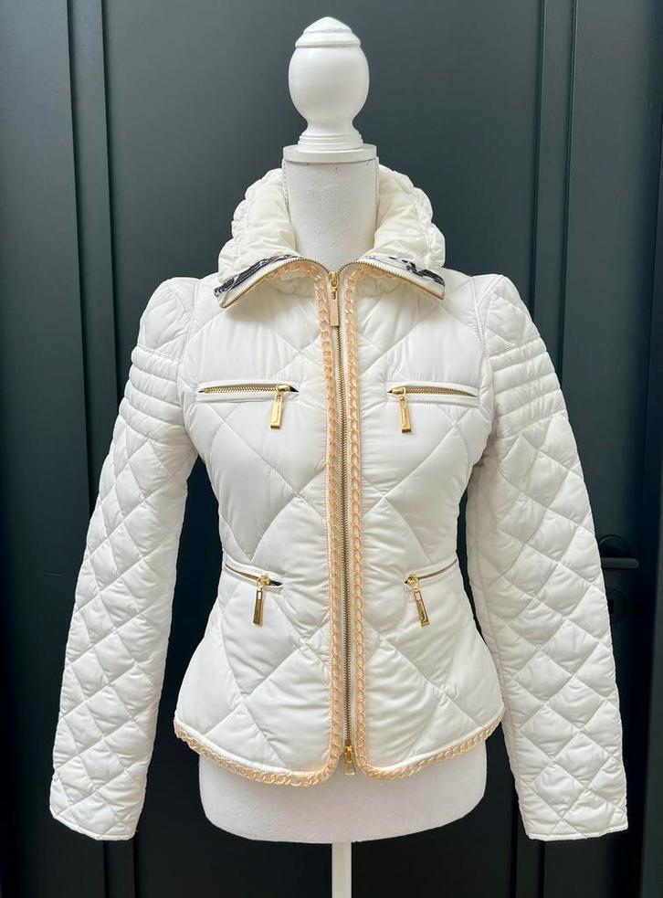Nieuw! Just Cavalli wit gewatteerde jasje maat 36, Kleding | Dames, Jassen | Winter, Nieuw, Maat 36 (S), Wit, Ophalen of Verzenden