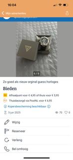 Mooei niewu horloge, Sieraden, Tassen en Uiterlijk, Horloges | Heren, Ophalen of Verzenden, Zo goed als nieuw, Staal, Overige merken