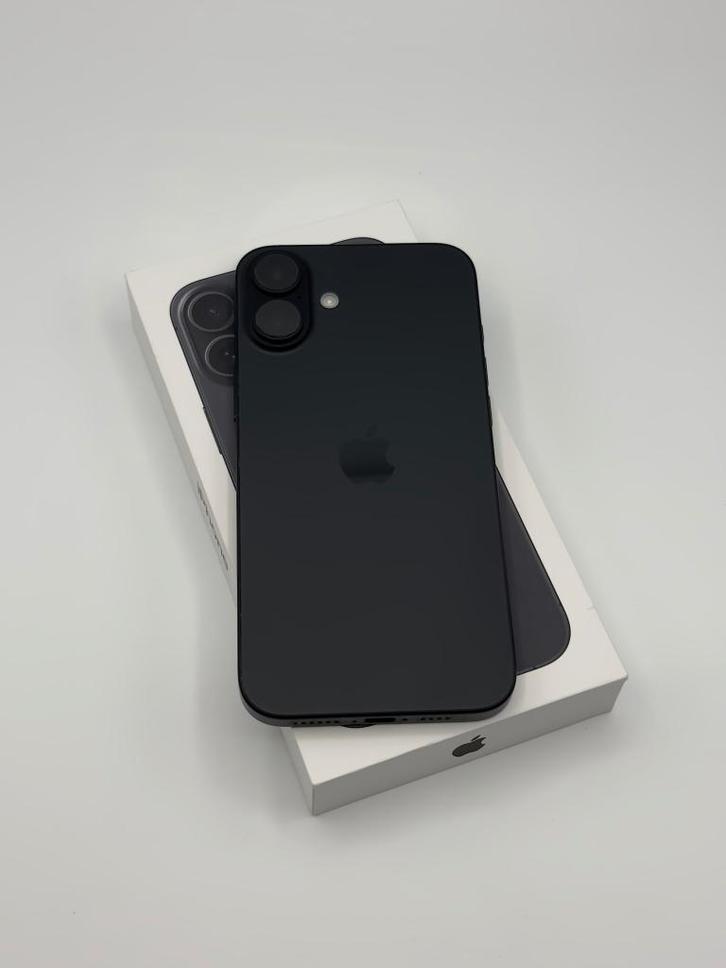 iPhone 16 Plus | 128 GB | Zwart | Nieuwstaat | Garantie, Telecommunicatie, Mobiele telefoons | Apple iPhone, Zo goed als nieuw