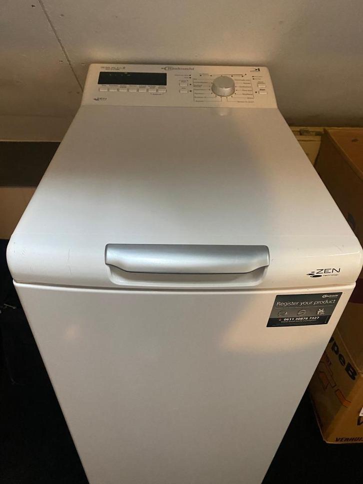 Compacte Bauknecht bovenlader wasmachine, Witgoed en Apparatuur, Wasmachines, Zo goed als nieuw, Bovenlader, 4 tot 6 kg, 90 tot 95 cm