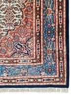 Handgeknoopt oosters Tabriz tapijt medallion 199x247cm, Persian Perzisch vintage oosters hype, Crème, 150 tot 200 cm, 200 cm of meer