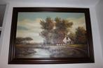 Schilderij Landschap Cornelis Bruinsma 103 x 73cm, Antiek en Kunst, Ophalen
