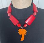 Ketting uit India handwerk, Sieraden, Tassen en Uiterlijk, Kettingen, Ophalen of Verzenden, Zo goed als nieuw, Overige materialen