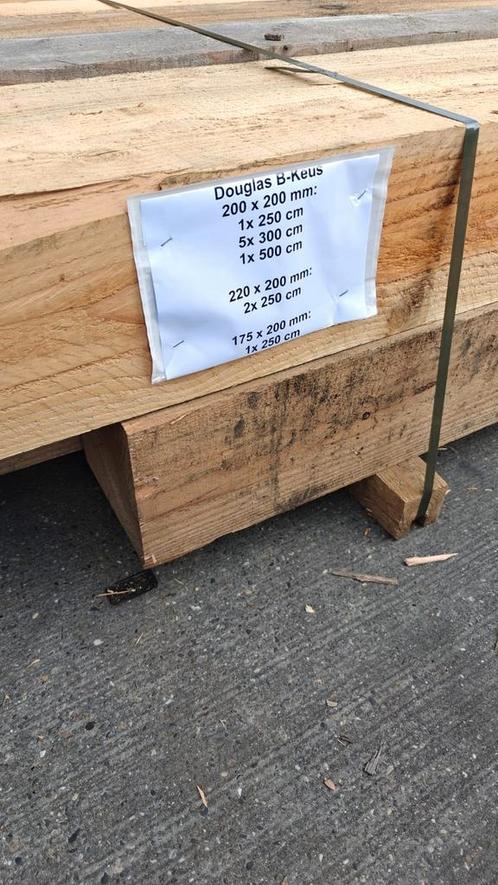 dikke douglas palen 200 x 200 mm. diverse lengtes, Tuin en Terras, Palen, Balken en Planken, Zo goed als nieuw, Palen, 250 cm of meer