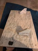 Antieke marmeren muurplaat/spatplaat voor wastafel, Ophalen, 100 tot 150 cm, 50 tot 100 cm, Zo goed als nieuw