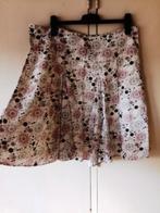 Witte rok met print, 46-48, Kleding | Dames, Rokken, Wit, Maat 46/48 (XL) of groter, Ophalen of Verzenden, Zo goed als nieuw