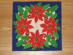 Vintage Zweeds kerstkleedje met kerststerren en besjes, Diversen, Kerst, Ophalen of Verzenden, Zo goed als nieuw
