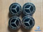 ORIGINELE Mercedes Benz naafkap naafdop set zwart chroom, Auto diversen, Wieldoppen, Gebruikt, -, -, Ophalen of Verzenden