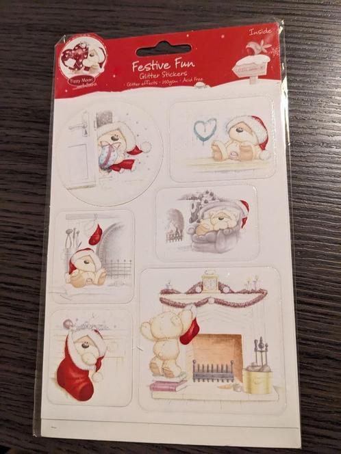 Glitter stickers Fizzy moon, Festive Fun (kerst), Hobby en Vrije tijd, Kaarten | Zelf maken, Nieuw, Overige typen, Kerst, Ophalen of Verzenden
