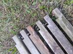 Houten palen 8,8x8,8x210cm Vierkante Tuinpalen Hoekpalen, Tuin en Terras, Palen, Balken en Planken, Ophalen, Gebruikt, Palen, Hardhout