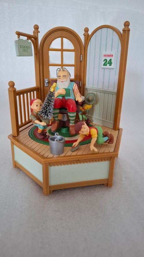 Kerst / Kerstmis Muziekbox Met Bewegende Figuurtjes, Diversen, Kerst, Zo goed als nieuw, Ophalen of Verzenden