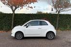 Fiat 500C 1.2 Cabrio automaat in Topstaat! 6mnd garantie, Auto's, Stof, Gebruikt, 4 cilinders, Wit