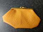 Vintage bruine knip portemonnee., Sieraden, Tassen en Uiterlijk, Portemonnees, Ophalen, Zo goed als nieuw, Bruin, Met knipsluiting