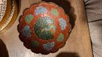 Cloisonne cloisonnee schaaltje met pauw antiek brocant, Ophalen of Verzenden