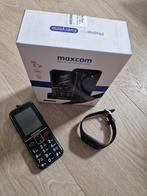 Maxcom MM735 senioren telefoon met SOS-knop armband, Overige modellen, Zwart, Overige systemen, Fysiek toetsenbord