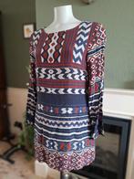 Desigual blauw rood crème jurk 40 M Gratis Verzenden !, Maat 38/40 (M), Overige kleuren, Verzenden, Desigual