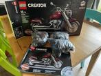 Lego 10269 Harley Davidson Fat Boy, Kinderen en Baby's, Speelgoed | Duplo en Lego, Ophalen of Verzenden, Zo goed als nieuw, Complete set