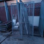 2x Kennelpaneel met deur 115 breed 118 hoog