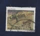 Fauna - Dieren - Hagedis - Bonte Varaan - Australia - gebr, Ophalen of Verzenden, Gestempeld, Dier of Natuur