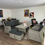Wicker Loungeset — Tuinset / Verstelbare rugleuningen, Gebruikt, Verzenden, ., .
