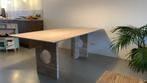 SPOTPRIJS - BUITENKANS - Prachtige travertin eettafel, Ophalen, Overige materialen, 100 tot 150 cm, Vijf personen of meer
