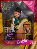 Shelly paard / pony rijdende. - Barbie Mattel -, Ophalen of Verzenden, Nieuw, Barbie
