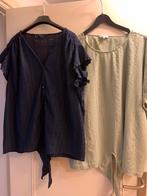2 tops blouses bloes m&s xxl 44 46 zomer korte mouw comforta, Blouse of Tuniek, Zo goed als nieuw, M&S, Verzenden
