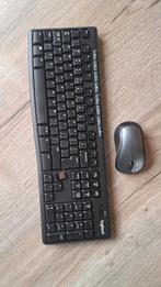 Logitech draadloos toetsenbord en muis, Computers en Software, Ophalen, Qwerty, Zo goed als nieuw, Draadloos
