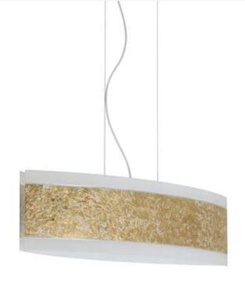 Briloner 4349-047 hanglamp goud glas 4x E27 NIEUW